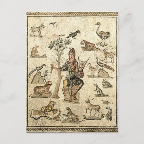 Orpheus With The Animals Postcard