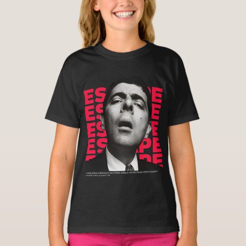 Orphic Mr Bean Escape Design T_Shirt