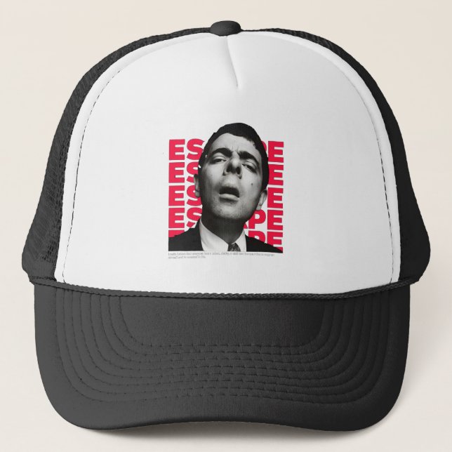 Orphic Mr Bean Escape Design Trucker Hat (Front)