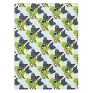 Orpington Blue Chicken Family Tablecloth