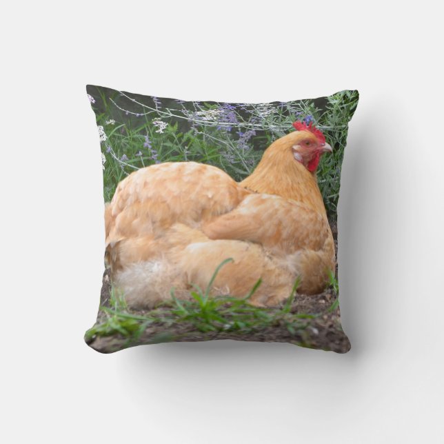 Orpington Chicken Pillow (Front)
