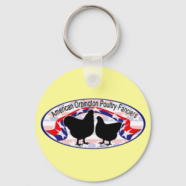 Orpington Club Logo Keychain (Front)