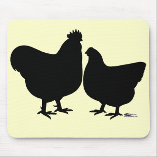 Orpington Silhouette Mouse Pad
