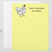 Orpington White Hen (Front/Back)