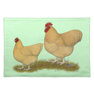 Orpingtons Lemon Cuckoo Placemat