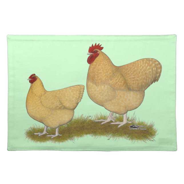 Orpingtons Lemon Cuckoo Placemat (Front)