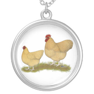 Orpingtons Lemon Cuckoo Silver Plated Necklace