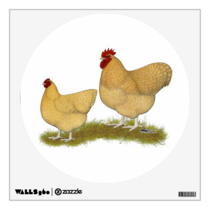 Orpingtons Lemon Cuckoo Wall Sticker
