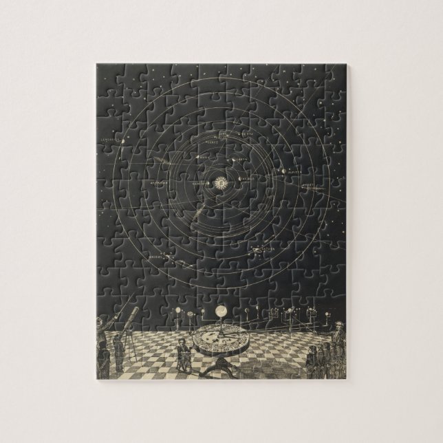 Orrery, Solar System Jigsaw Puzzle (Vertical)