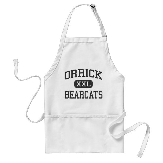 Orrick - Bearcats - High School - Orrick Missouri Adult Apron (Front)