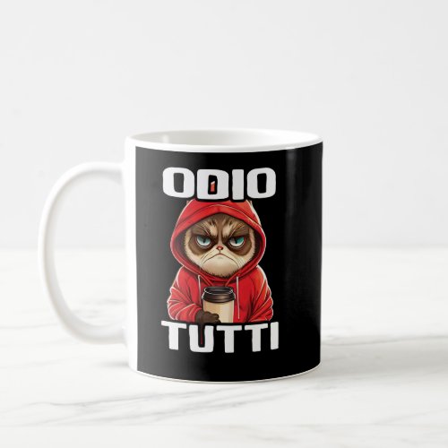 Orso Divertente Regalo I Hate People I Odio Tutti  Coffee Mug