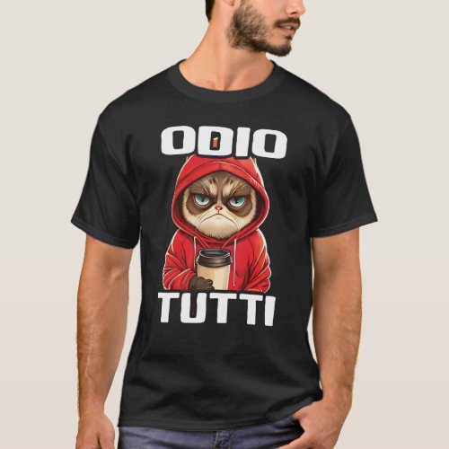 Orso Divertente Regalo I Hate People I Odio Tutti T_Shirt