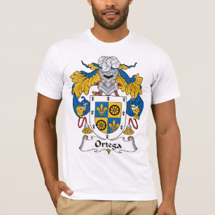 Ortega Family Crest T-Shirts & T-Shirt Designs | Zazzle