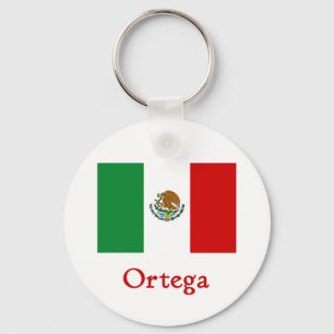 Ortega Mexican Flag Keychain