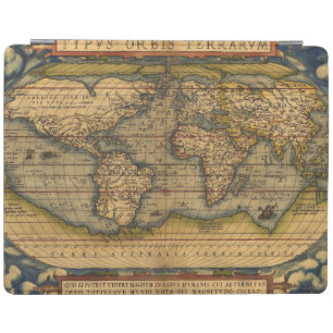 Ortelius 1570 World Map: Antique Cartography iPad Smart Cover