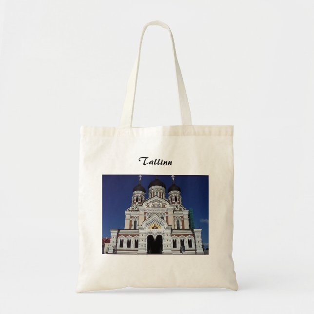 Orthdox church in Tallinn tote bag (Front)