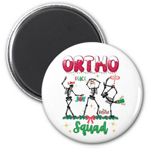 Ortho Christmas Squad Ortho Orthopedic Coworkers M Magnet