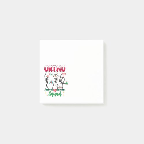 Ortho Christmas Squad Ortho Orthopedic Coworkers M Post_it Notes