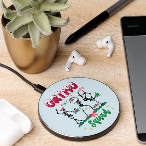 Ortho Christmas Squad Ortho Orthopedic Coworkers M Wireless Charger