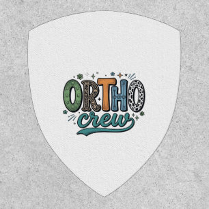 Ortho Crew Vintage Dental Team Vector Design_1 Patch