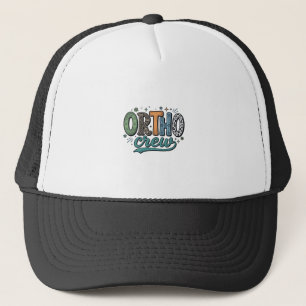 Ortho Crew Vintage Dental Team Vector Design_1 Trucker Hat