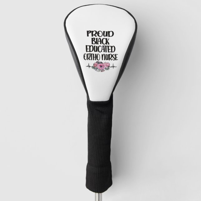 Ortho Nurse Gift RN Orthopedic Nurse Ortho Nursing Golf Head Cover (Front)