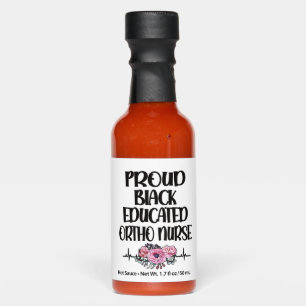 Ortho Nurse Gift RN Orthopedic Nurse Ortho Nursing Hot Sauces