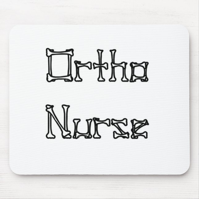 Ortho Nurse Mouse Pad (Front)