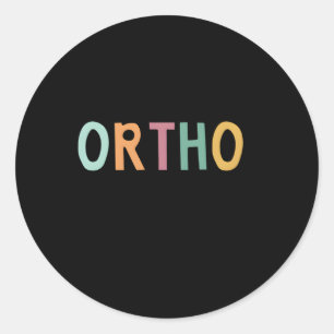 Ortho Squad Classic Round Sticker