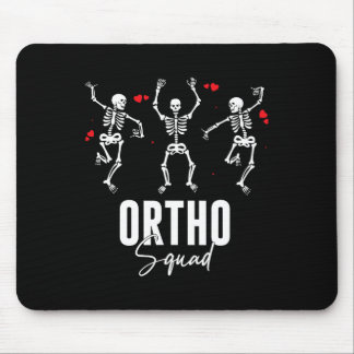 Ortho Squad Dancing Skeleton Orthopedic Valentine' Mouse Pad