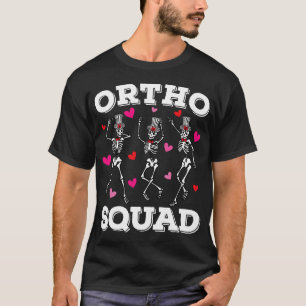 Ortho Squad Dancing Skeleton Valentine Men T-Shirt