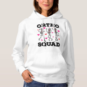 Ortho Squad Dancing Skeleton Valentine Women Hoodie