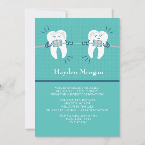 Orthodontics Graduation Invitation