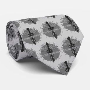 Orthodontist caduceus neck tie