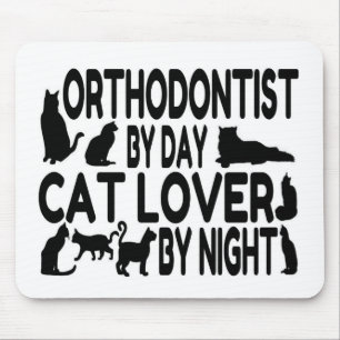 Orthodontist Cat Lover Mouse Pad