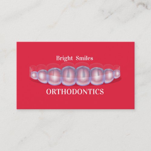 Orthodontist Dentist Business Card