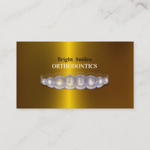 Orthodontist Dentist Business Card