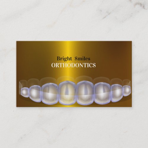 Orthodontist Dentist Business Card