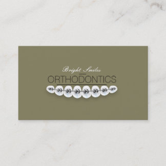 Orthodontist Dentist Dental Service Business Card