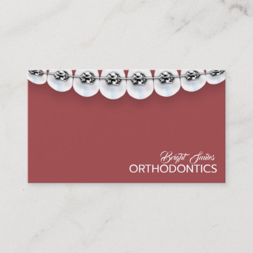 Orthodontist Dentist Dental Service Business Card