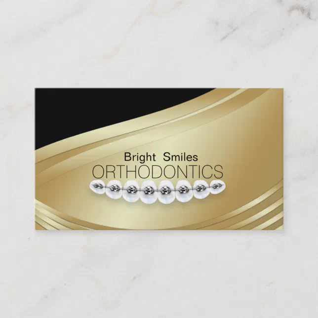 Orthodontist Dentist Dental Service Business Card Zazzle