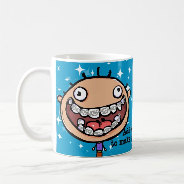Orthodontist. Gift. Personalized Coffee Cup (Left)