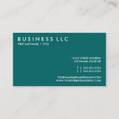 ORTHODONTIST (mod squares) Business Card (Back)