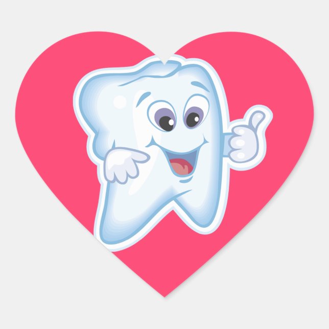 Orthodontist Orthodontics Orthodontry Heart Sticker (Front)