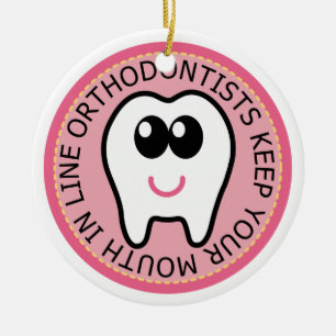 Orthodontist Tooth Ornament Keepsake Gift