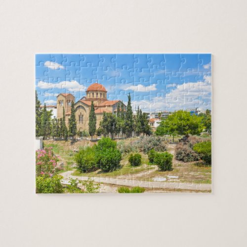 Orthodox cathedral in Athens Greece Jigsaw Puzzle