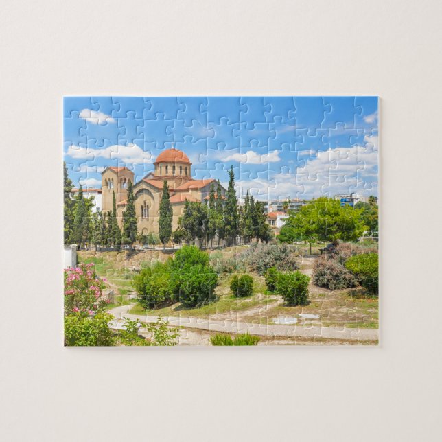 Orthodox cathedral in Athens, Greece Jigsaw Puzzle (Horizontal)