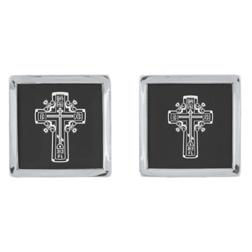 Orthodox Christian cross Cufflinks