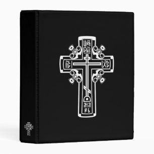 Orthodox Christian cross Mini Binder