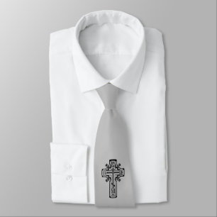 Orthodox Christian cross Neck Tie